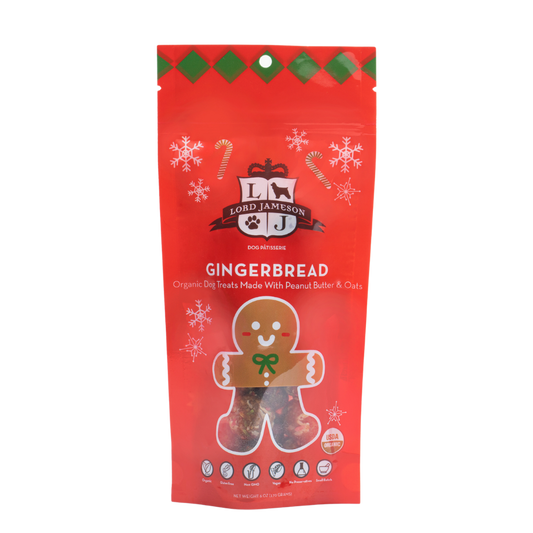 Lord Jameson Gingerbread Organic Soft & Chewy Dog Treats