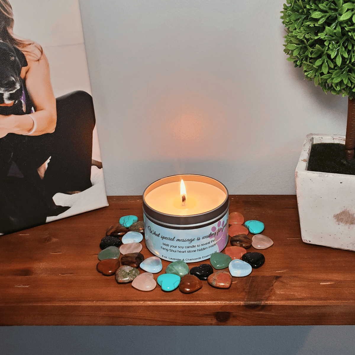 Pet Perennials Healing Hearts Keepsake Candle