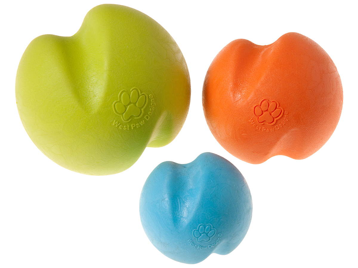 West Paw Jive Tough Ball Dog Toy