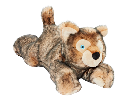 Fluff & Tuff "Lobo" Wolf Plush Dog Toy