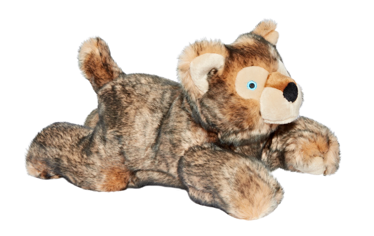 Fluff & Tuff "Lobo" Wolf Plush Dog Toy