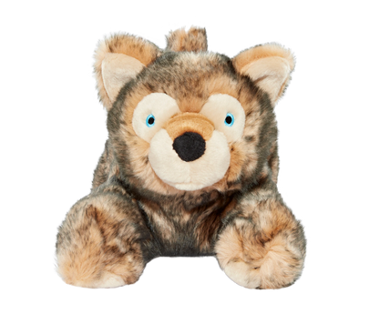 Fluff & Tuff "Lobo" Wolf Plush Dog Toy