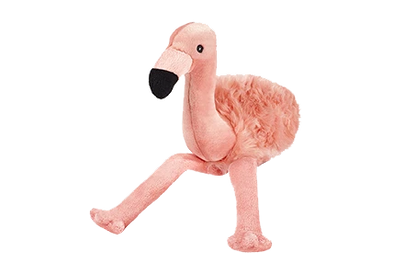 Fluff & Tuff "Lola" - Flamingo Plush Dog Toy