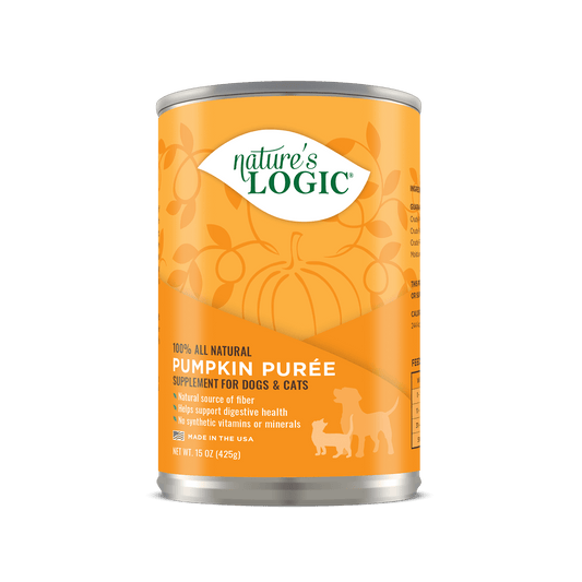 Nature's Logic Pumpkin Puree Food Supplement for Dogs and Cats