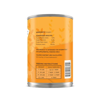 Nature's Logic Pumpkin Puree Food Supplement for Dogs and Cats