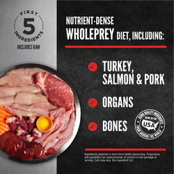 Orijen Freshprey Turkey, Salmon & Pork Recipe Grain-Free Frozen Dog Food