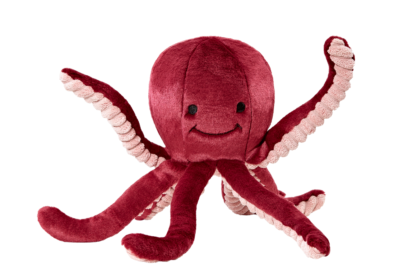 Fluff & Tuff "Olympia" - Octopus Plush Dog Toy