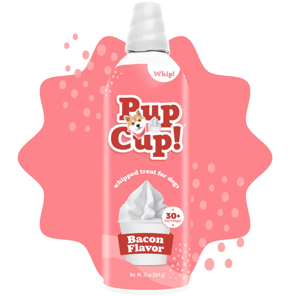 Pup Cup! Bacon Flavored Whipped Cream for Dogs