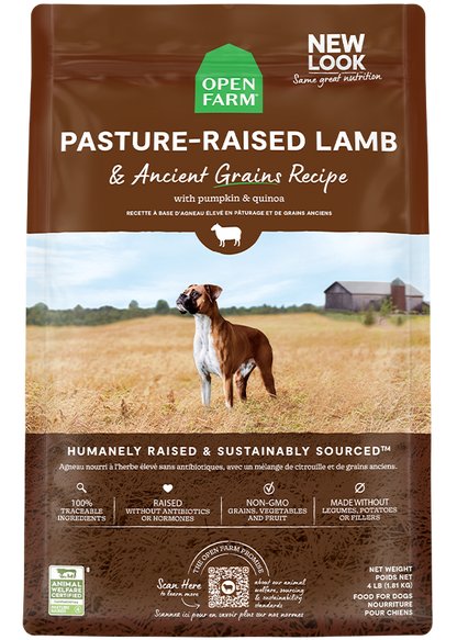 Open Farm Ancient Grains Pasture-Raised Lamb Dry Dog Food
