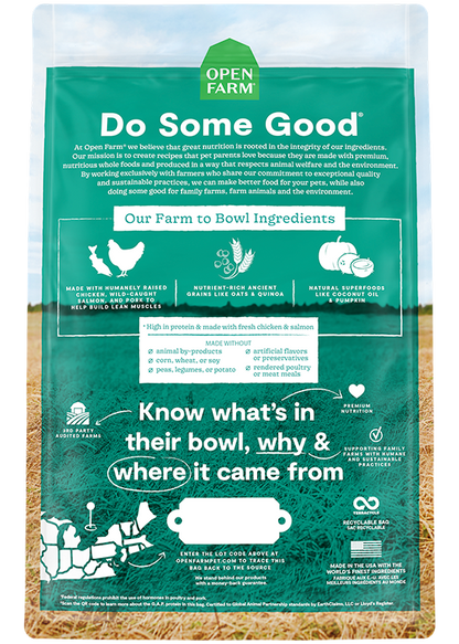 Open Farm Ancient Grains Puppy with Chicken and Salmon Dry Dog Food