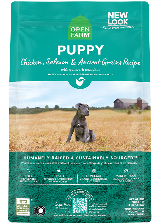 Open Farm Ancient Grains Puppy with Chicken and Salmon Dry Dog Food