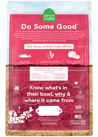 Open Farm Ancient Grains Wild-Caught Salmon Dry Dog Food