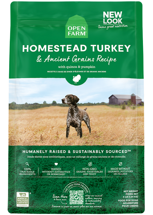 Open Farm Ancient Grains Homestead Turkey Dry Dog Food