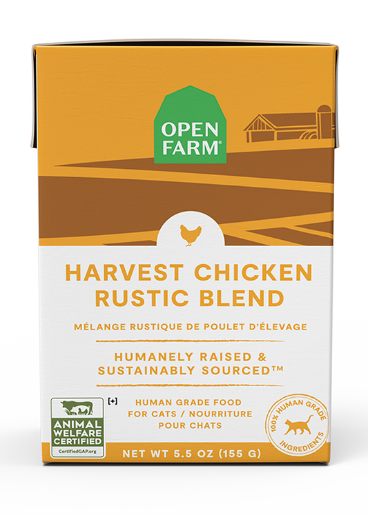 Open Farm Cat Grain Free Harvest Chicken Rustic Blend Wet Food