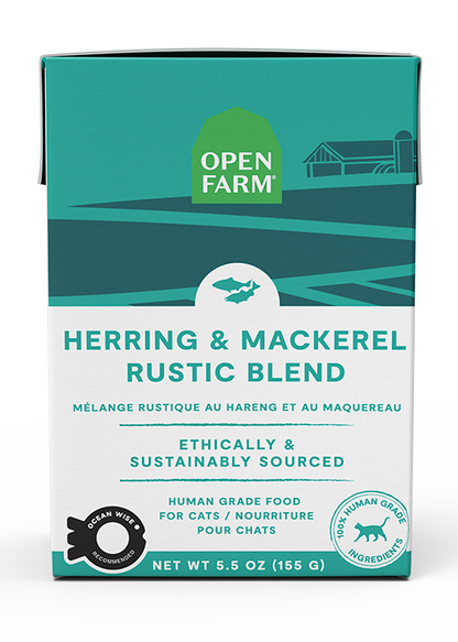 Open Farm Cat Grain Free Herring and Mackerel Rustic Blend Wet Food