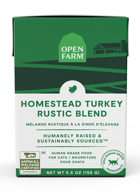 Open Farm Cat Grain Free Homestead Turkey Rustic Blend Wet Food