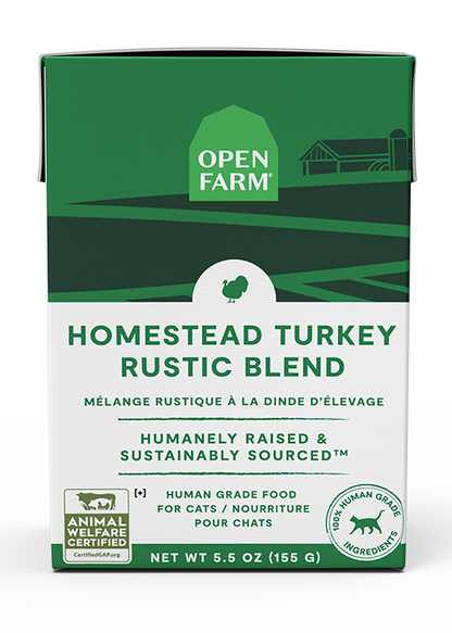 Open Farm Cat Grain Free Homestead Turkey Rustic Blend Wet Food