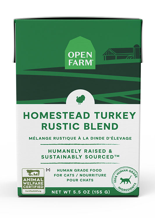 Open Farm Cat Grain Free Homestead Turkey Rustic Blend Wet Food