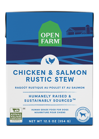 Open Farm Dog Grain Free Chicken and Salmon Rustic Stew Wet Food