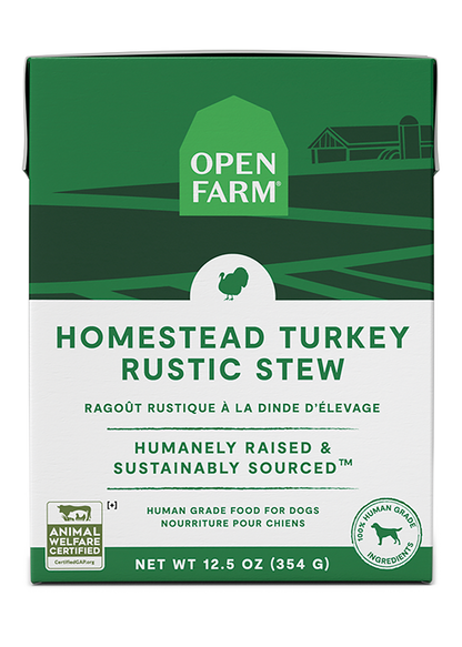 Open Farm Dog Grain Free Homestead Turkey Rustic Stew Wet Food
