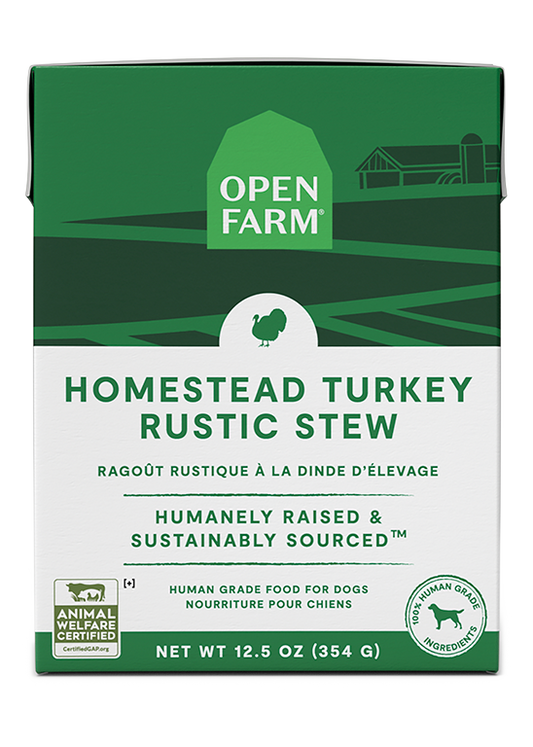 Open Farm Dog Grain Free Homestead Turkey Rustic Stew Wet Food