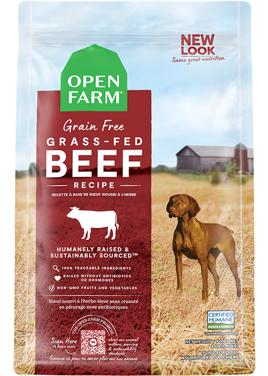 Open Farm Grain Free Grassfed Beef Dry Dog Food