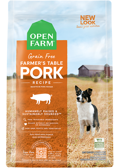 Open Farm Grain Free Farmer's Table Pork Dry Dog Food