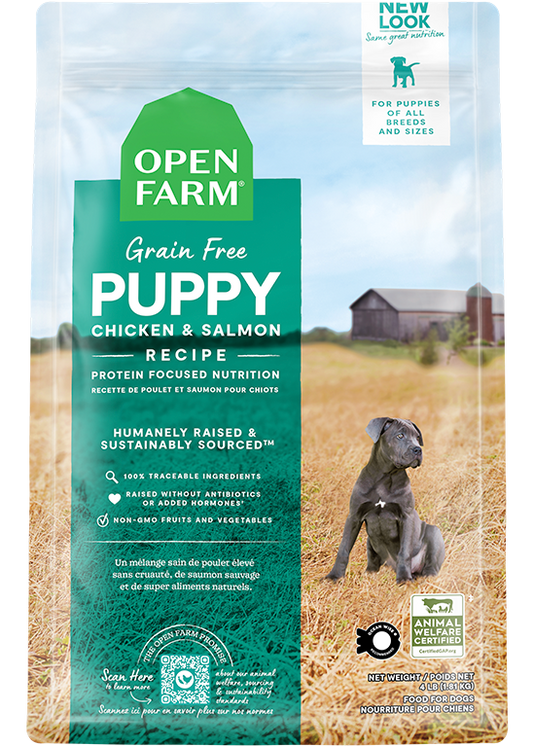 Open Farm Grain Free Puppy with Chicken and Salmon Dry Dog Food