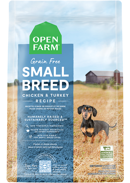 Open Farm Grain Free Small Breed Chicken and Turkey Dry Dog Food