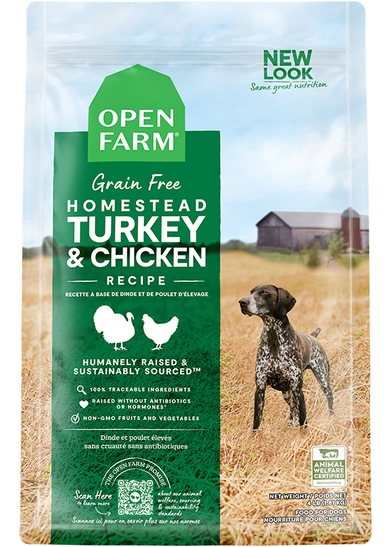 Open Farm Grain Free Homestead Turkey and Chicken Dry Dog Food
