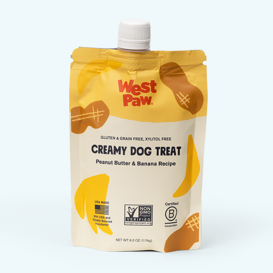West Paw Creamy Dog Treat, Peanut Butter and Banana
