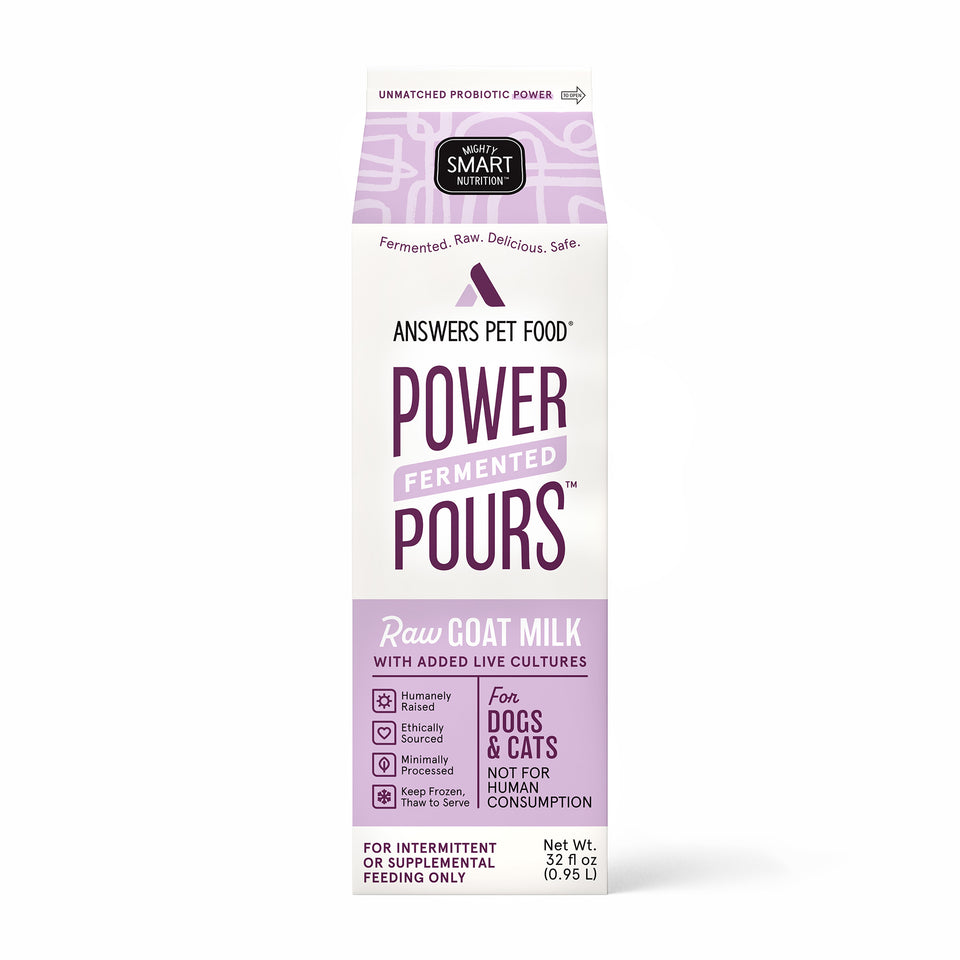 Answers Power Pours Raw Goat Milk
