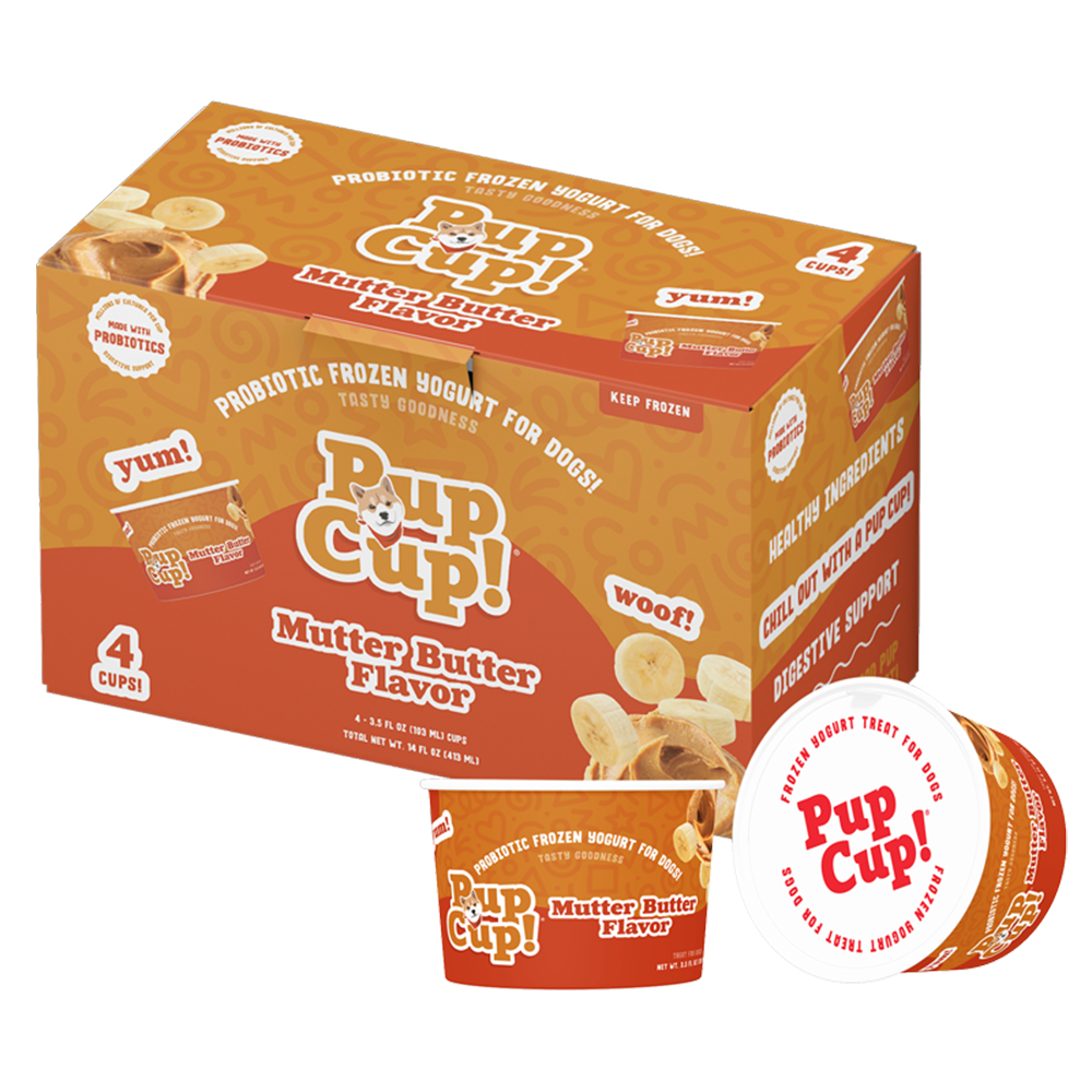 Pup Cup! Mutter Butter Frozen Yogurt for Dogs