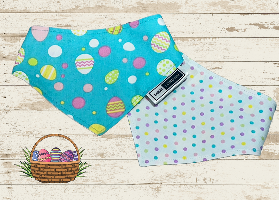 Lulu London Eggcellent Easter Reversible Bandana