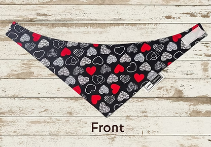 Lulu London All You Need is Love Reversible Dog Bandana