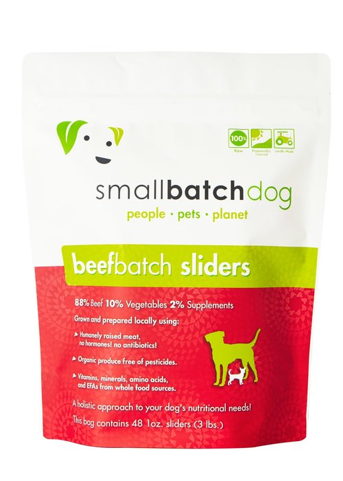 Smallbatch Dog Beef Frozen Sliders