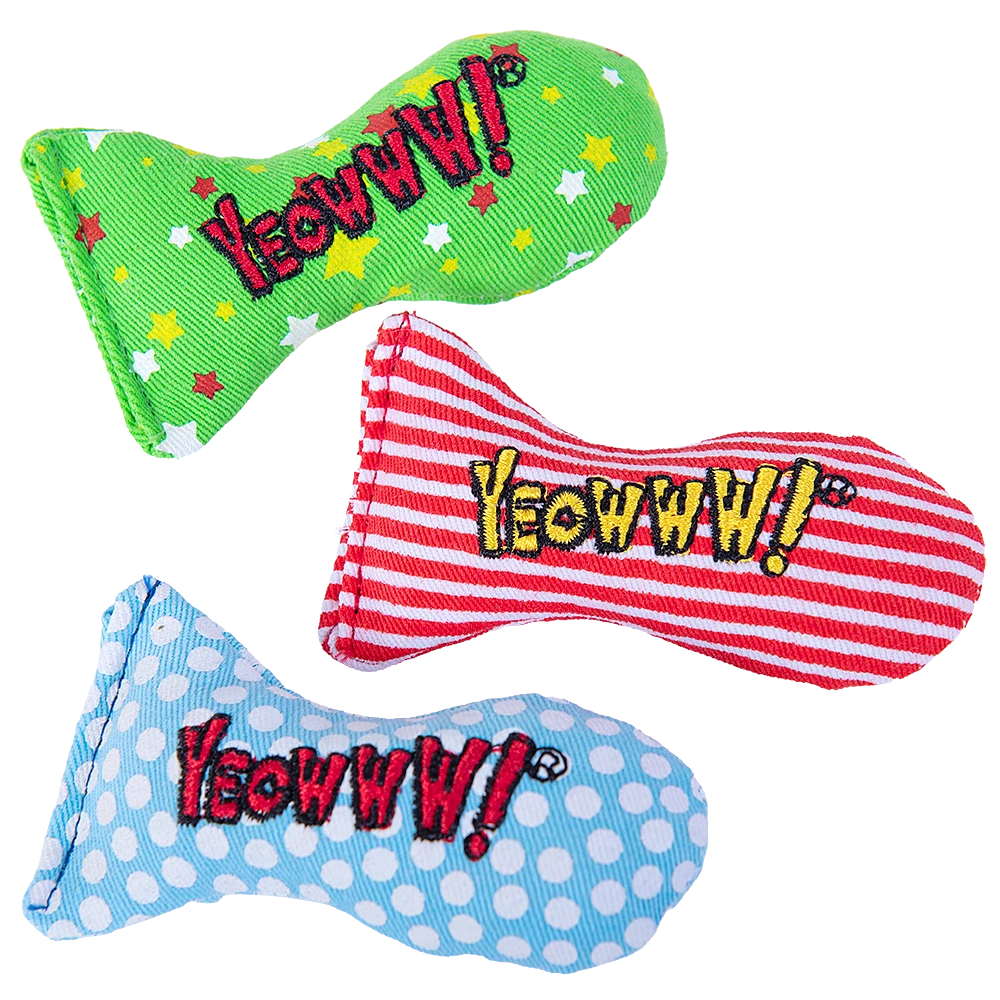 Yeowww! Holiday Stinkies Cat Toy