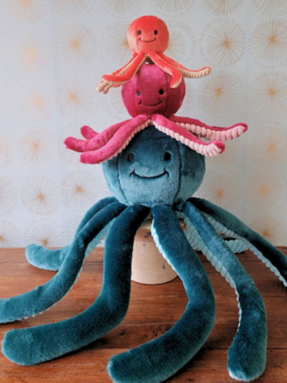 Fluff & Tuff "Squirt" - Octopus Plush Dog Toy