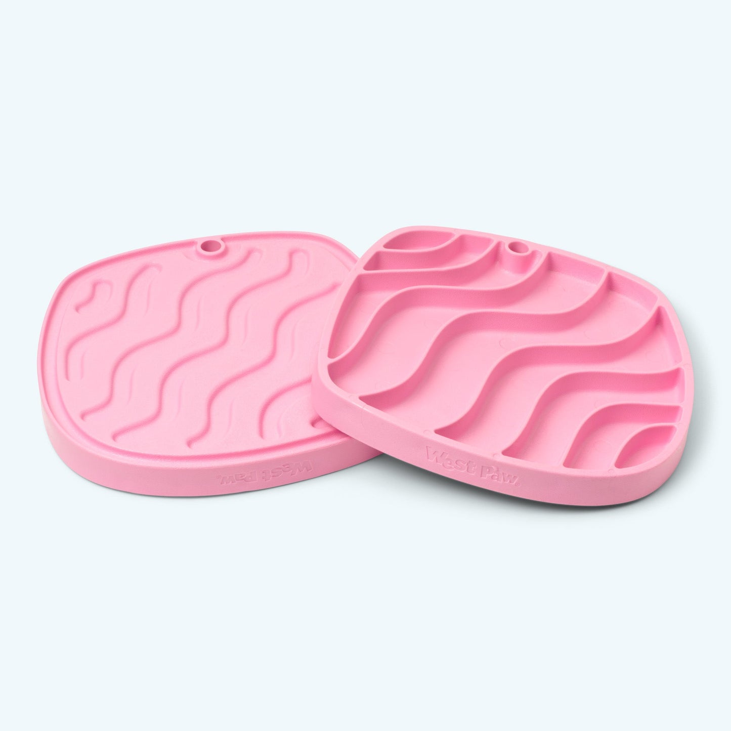 West Paw Feast Mat Dog Slow Feeder and Lick Mat, Waves