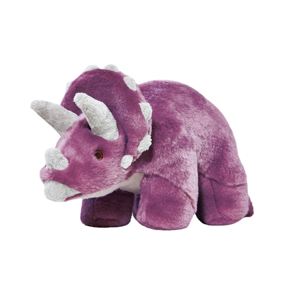 Fluff & Tuff "Charlie" - Triceratops Plush Dog Toy