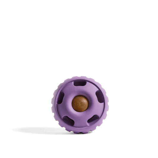 Woof Pupsicle Refillable Dog Treat Dispenser Toy, Lavender
