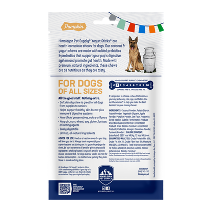 Himalayan Dog Yogurt Stick Treats, Pumpkin