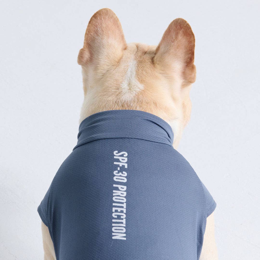 Spark Paws Sunblock Dog T-Shirt - Navy Blue