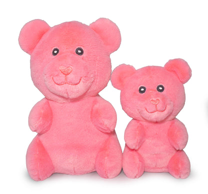 ThoozyPet Gummy Bear Plush Dog Toy, Pink, 10"