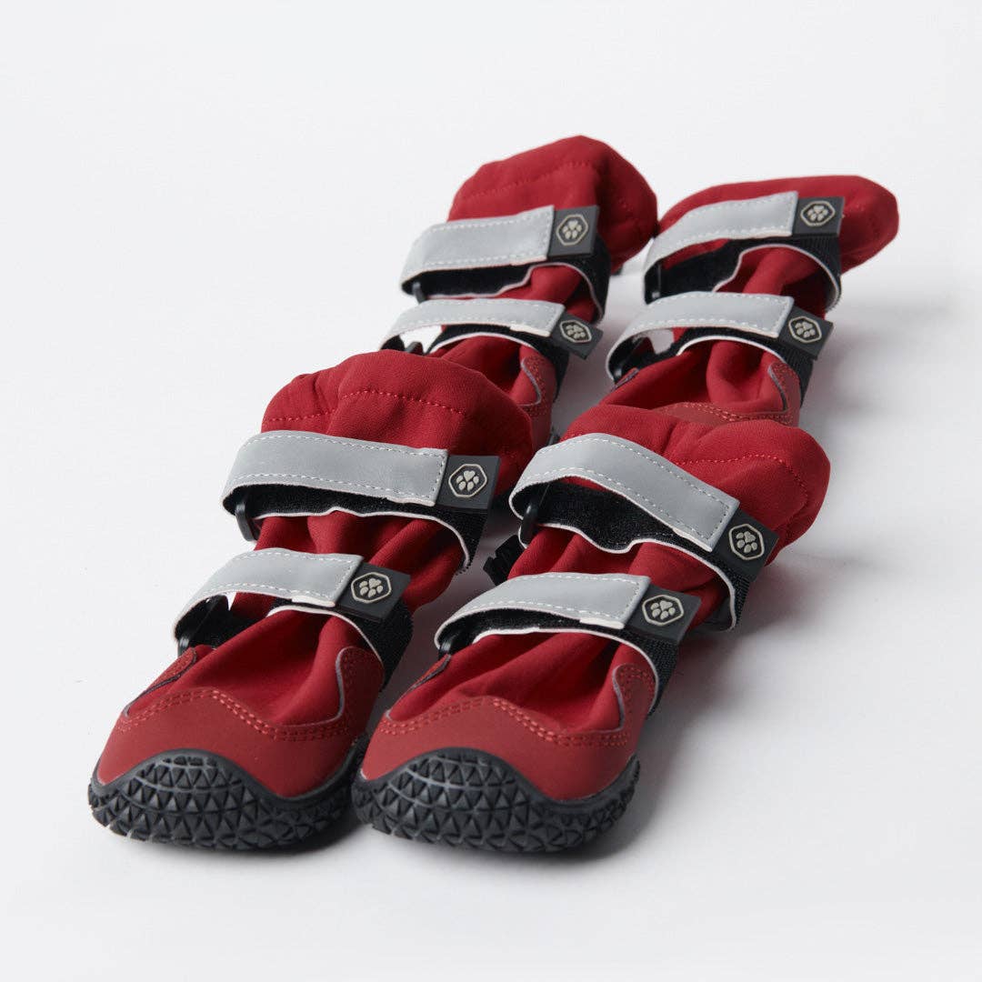 Spark Paws Flex Shell Water-Resistant Dog Boots - Red