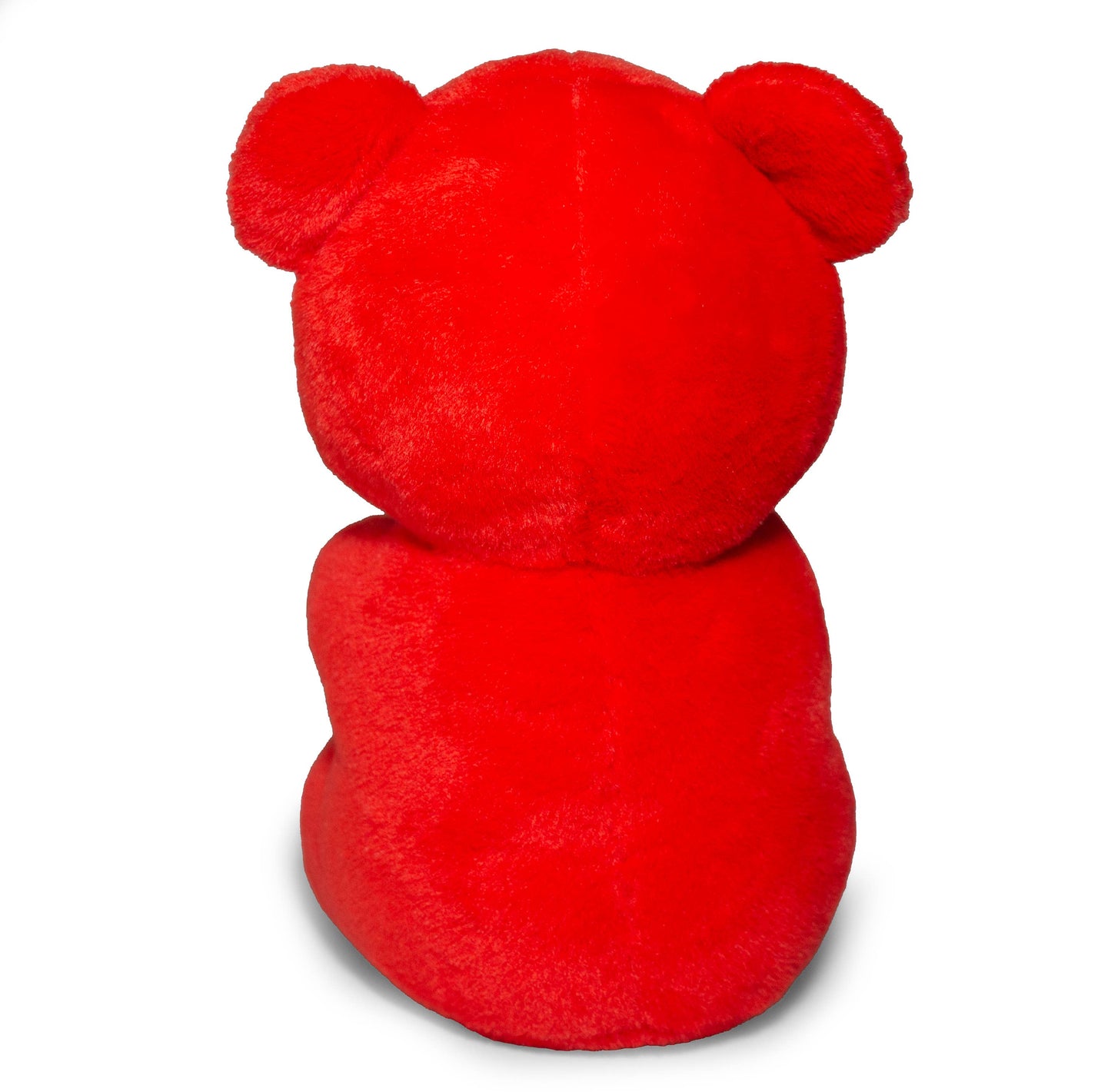 ThoozyPet Gummy Bear Plush Dog Toy, Red, 10"