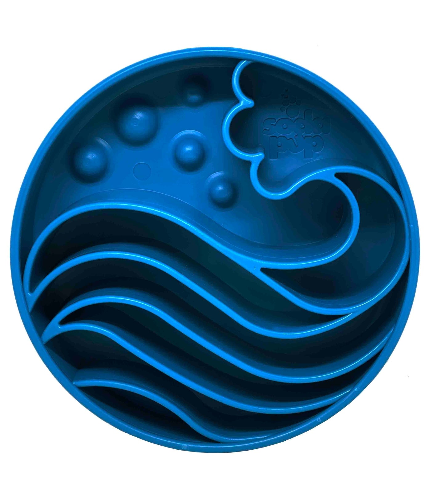 SodaPup Slow Feeder Bowl, Waves