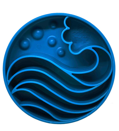 SodaPup Slow Feeder Bowl, Waves