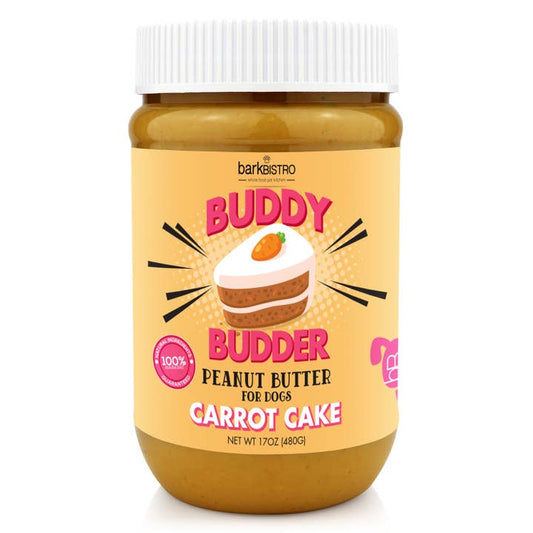 Bark Bistro Carrot Cake Buddy Budder Peanut Butter for Dogs