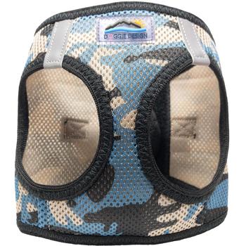 Doggie Design American River Choke Free Dog Harness - Blue Camo